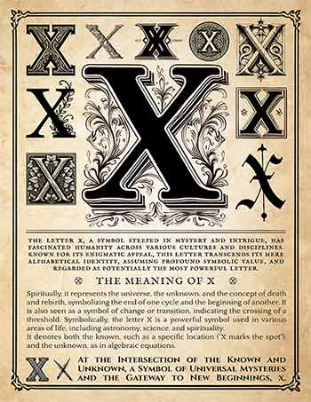 Spiritual Meaning of X: Symbolism and Powers – Spells8