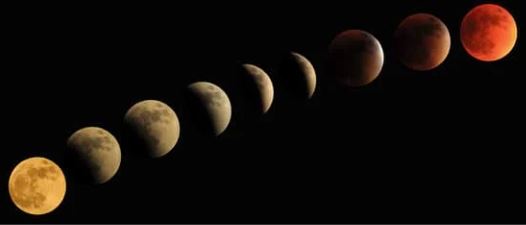 Lunar eclipse or blood moon