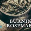 Burning Rosemary at Home for Good Luck