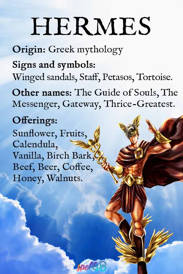 Hermes Greek God Correspondences