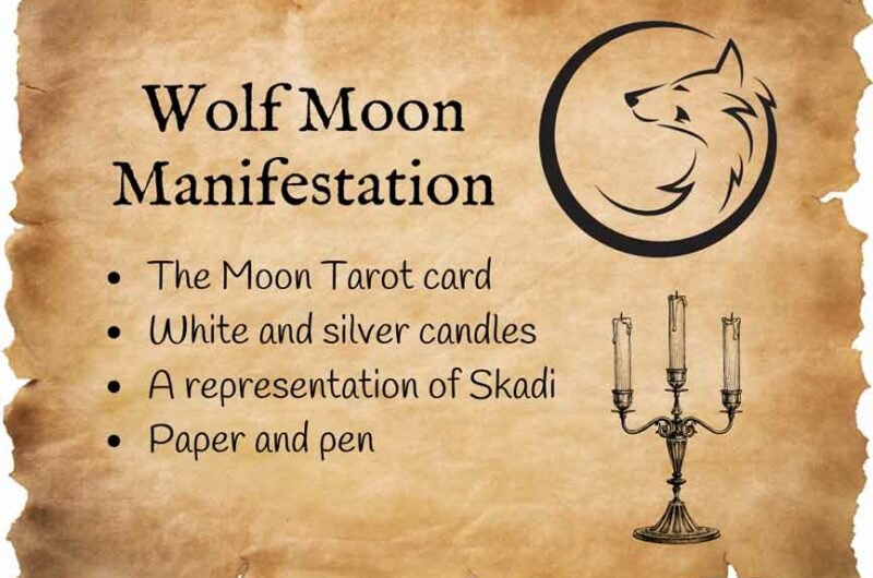Full Wolf Moon Manifestation Spell