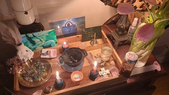 Altar and Offerings to Venus