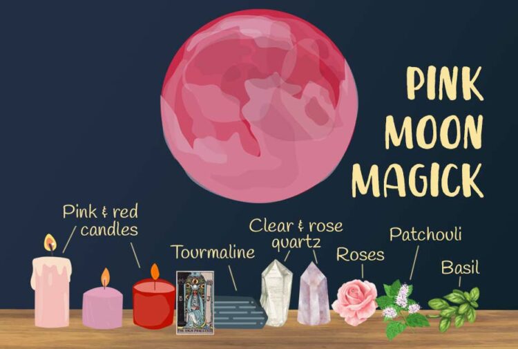 The Full Pink Moon: Spiritual Essence and Magic – Spells8
