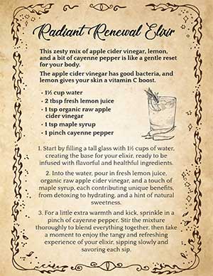 Radiant Renewal Elixir Recipe