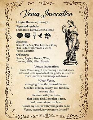 Venus Book of Shadows Page