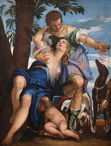 Venus and Adonis by Veronese